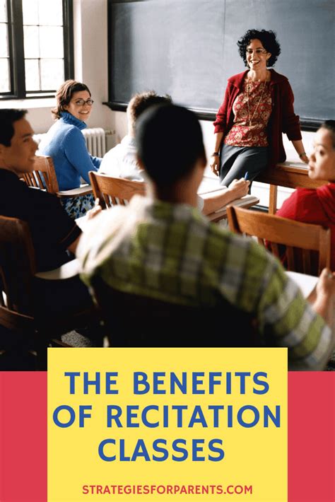 Recitation Class: Know its Benefits and Challenges to .